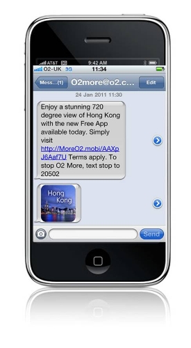 O2 App discovery channel